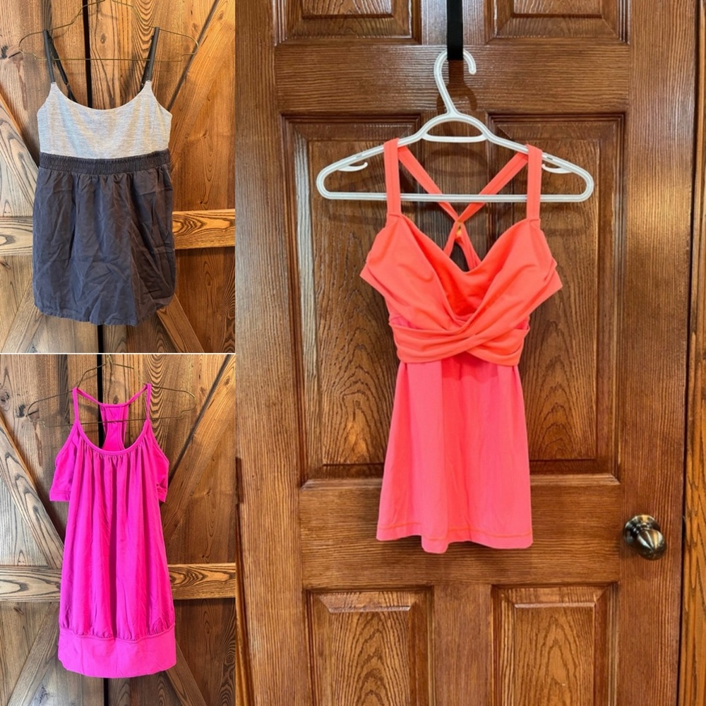 lululemon size 6 tank bundle